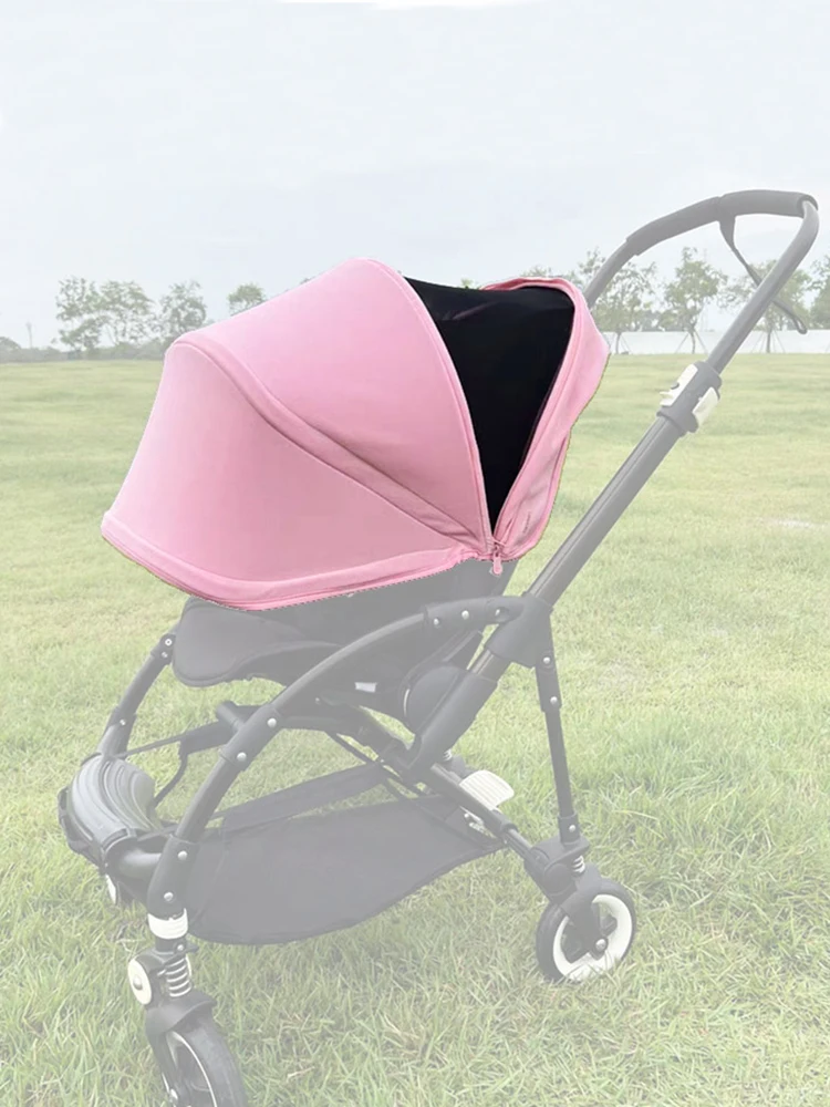 Stroller Sunshade For Bugaboo Bee 3/5/6 Fox Pushchair Sun Canopy Sleeping Basket Awning Extendable Buggy Roof With Mesh Window