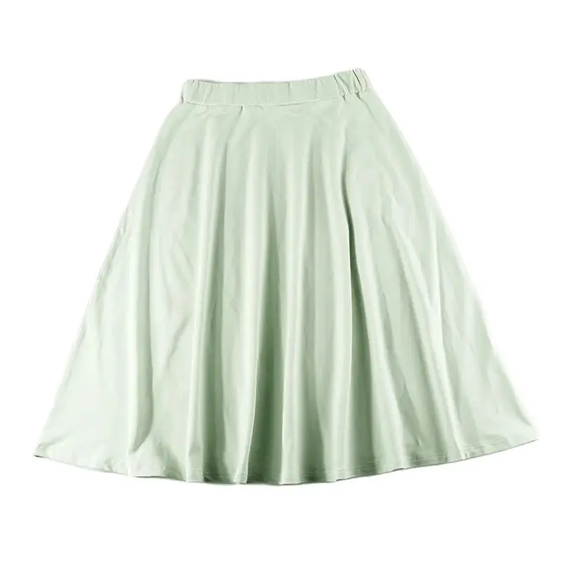 Women's Set Top Tee and Skirt Long Sleeves Square Neck with String for Lady Clothes Cotton French Terry Material Size XS-XXXL