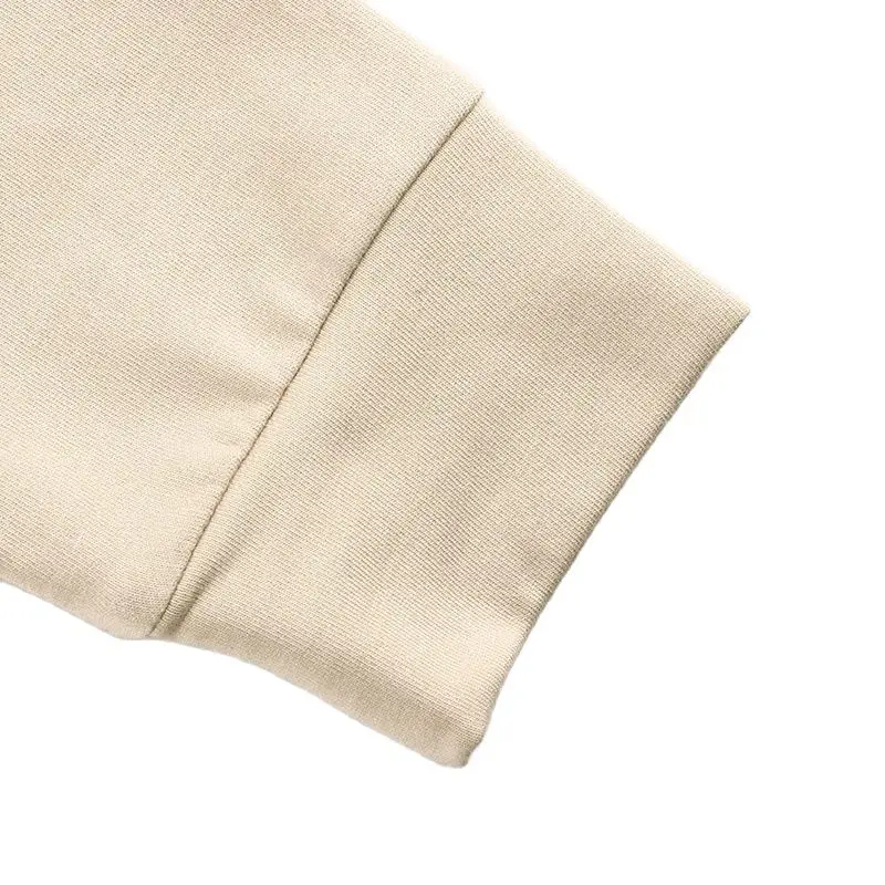 Women's Set Top Tee and Skirt Long Sleeves Square Neck with String for Lady Clothes Cotton French Terry Material Size XS-XXXL