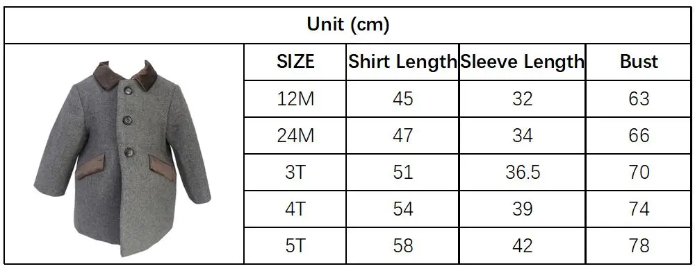 Children Boutique Clothing Winter Boy Gray Woolen Herringbone Pattern Coat British Warm Quilted Jacket New Year's Eid Clothes