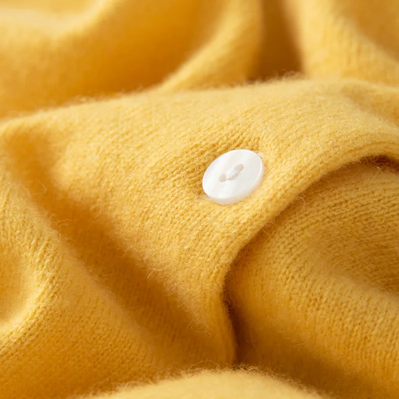 Children's Wool Sweater O-neck Cardigan Autumn Winter Boys Girls Basic Simple 100% Merino Wool Knitwear Kids Casual Clothing Top