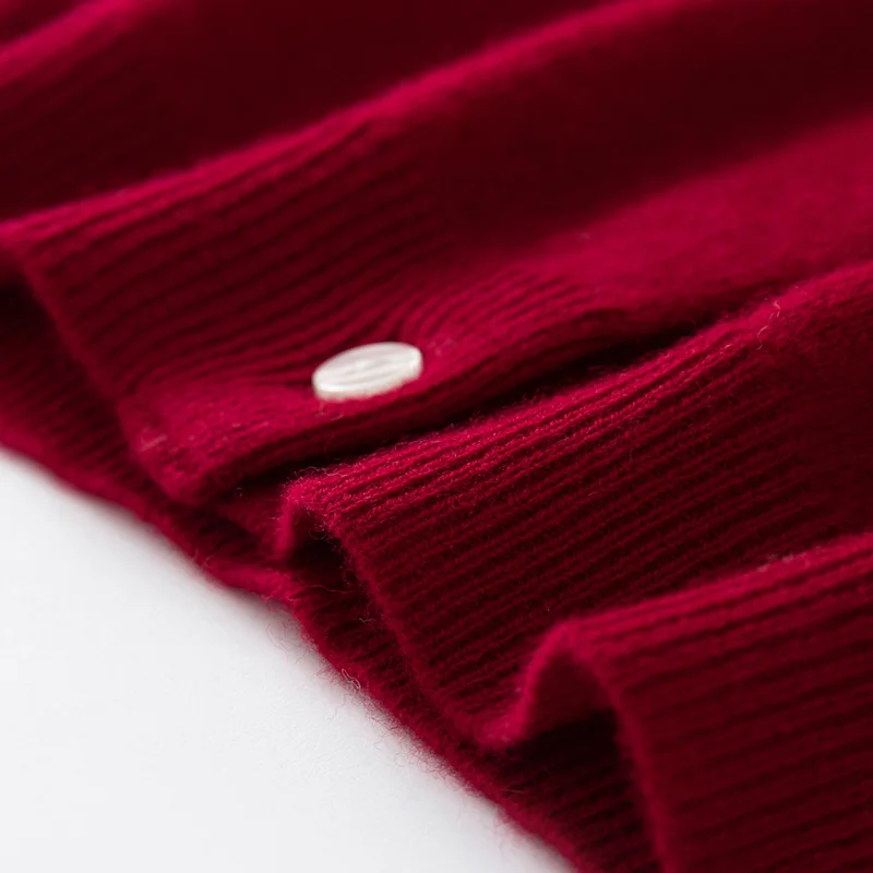 Children's Wool Sweater O-neck Cardigan Autumn Winter Boys Girls Basic Simple 100% Merino Wool Knitwear Kids Casual Clothing Top