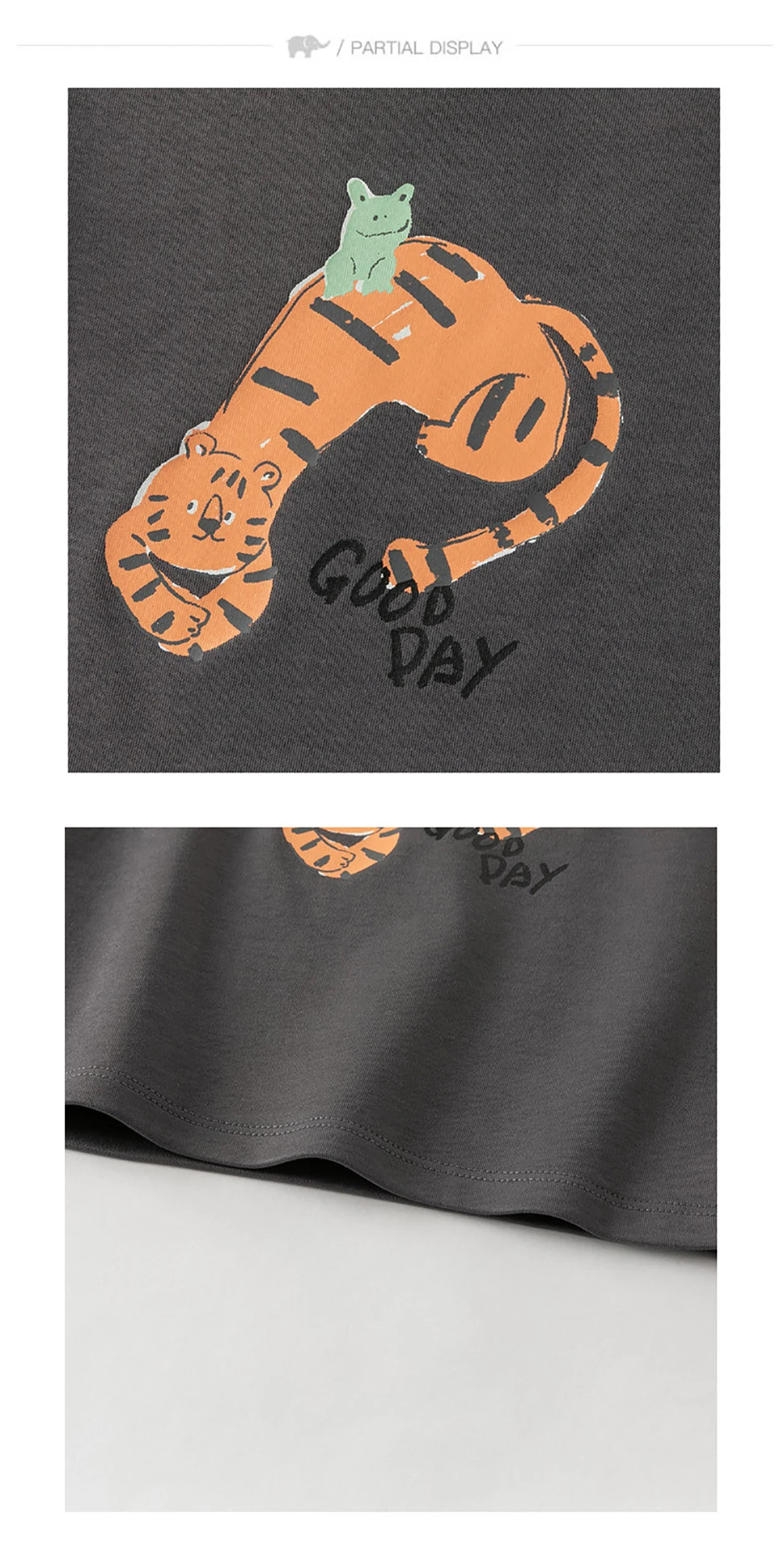 Dave Bella Children Pure Cotton T-shirts Spring Autumn Girls Long Sleeve Pullover Boys Soft Bottoming Top Kids Clothes DB1260314