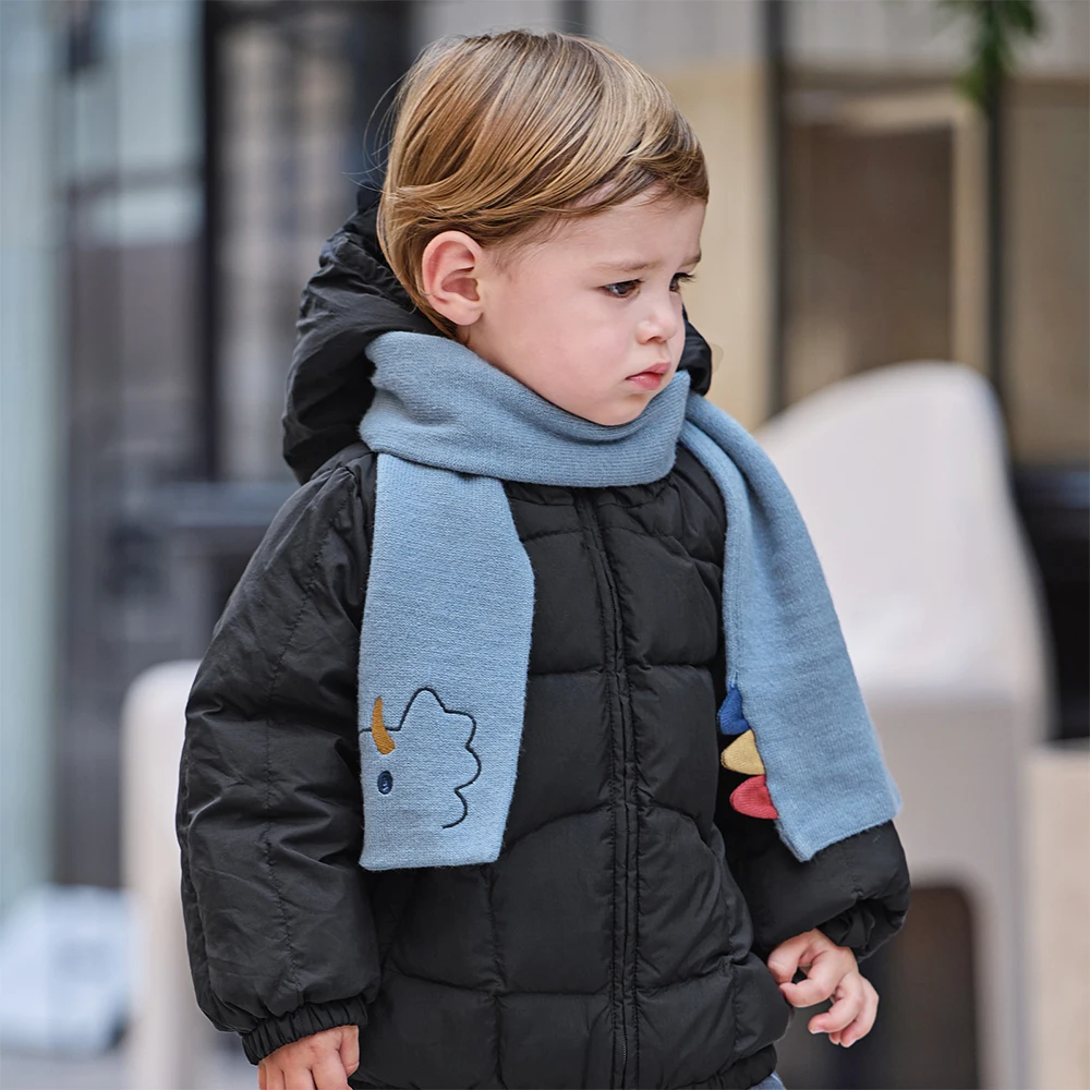 Dave Bella Boys Scarf Winter Baby Knitted Soft Scarves Windproof Neck Collar Warmer Stuff Children Elegant Neckerchief DB4254023
