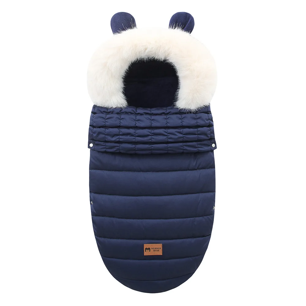 New Baby Products Baby Strollers Sleeping Bags Autumn and Winter 0-12Months Baby Carriage Sack Winter Warm Thickened Insulation