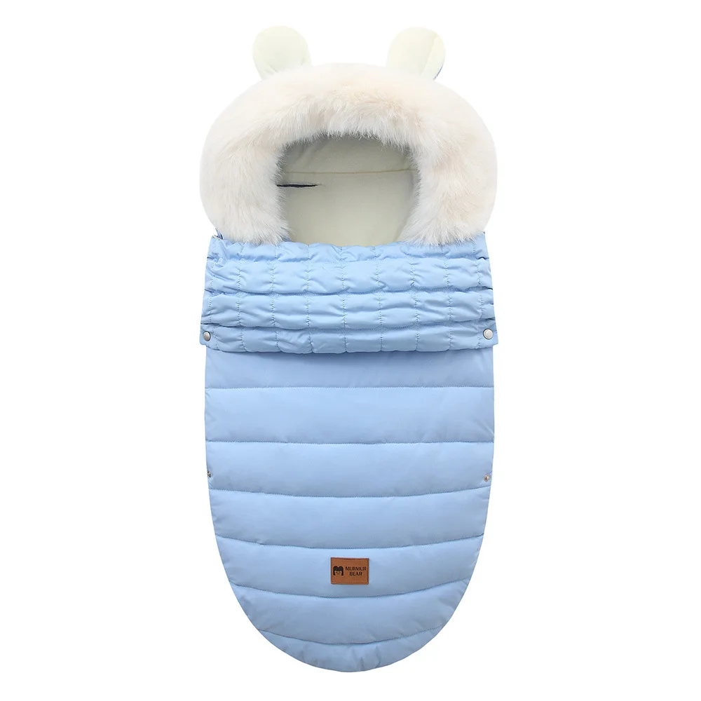 New Baby Products Baby Strollers Sleeping Bags Autumn and Winter 0-12Months Baby Carriage Sack Winter Warm Thickened Insulation