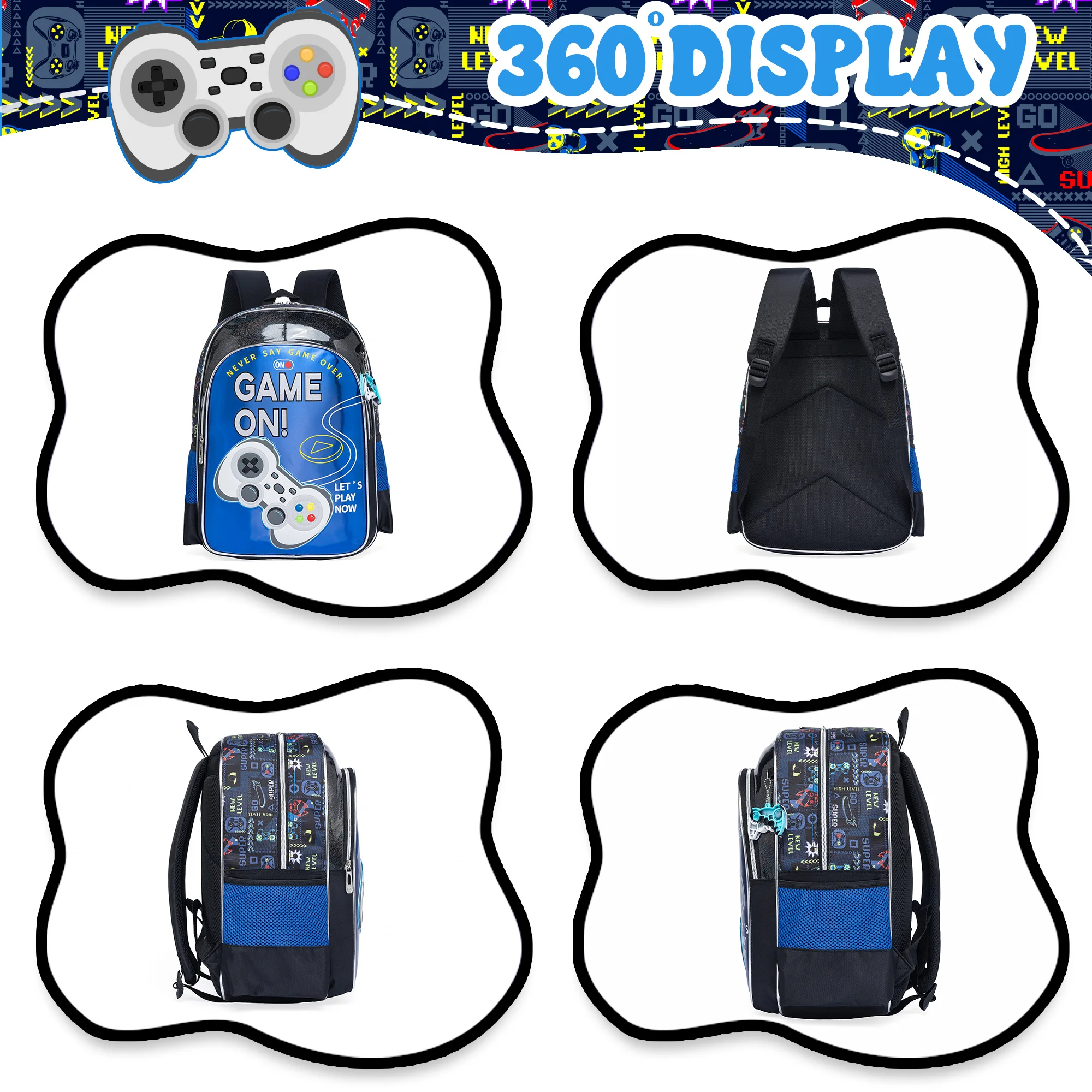 Meetbelify Backpack for Girls Cute Panda School Bag with Lunch Box for Elementary Student Kids Bookbag for Girls