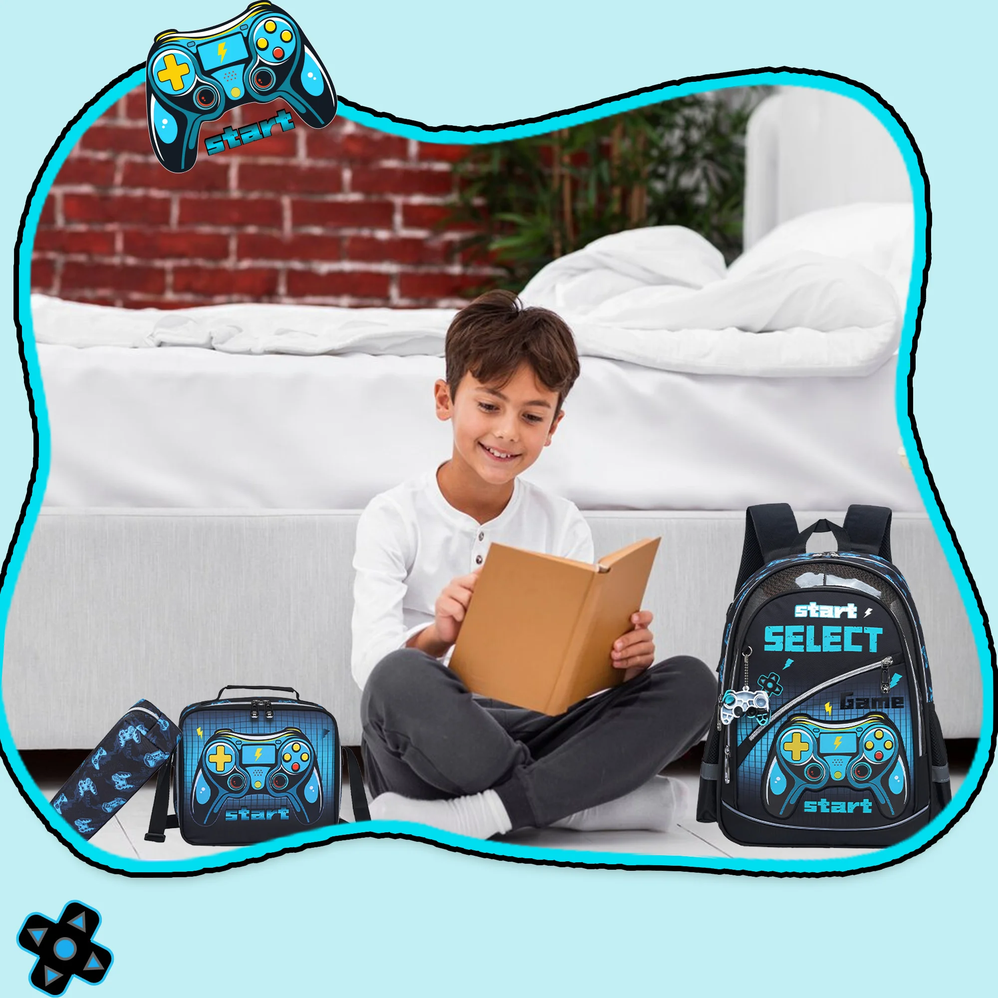 Meetbelify Backpack for Girls Cute Panda School Bag with Lunch Box for Elementary Student Kids Bookbag for Girls