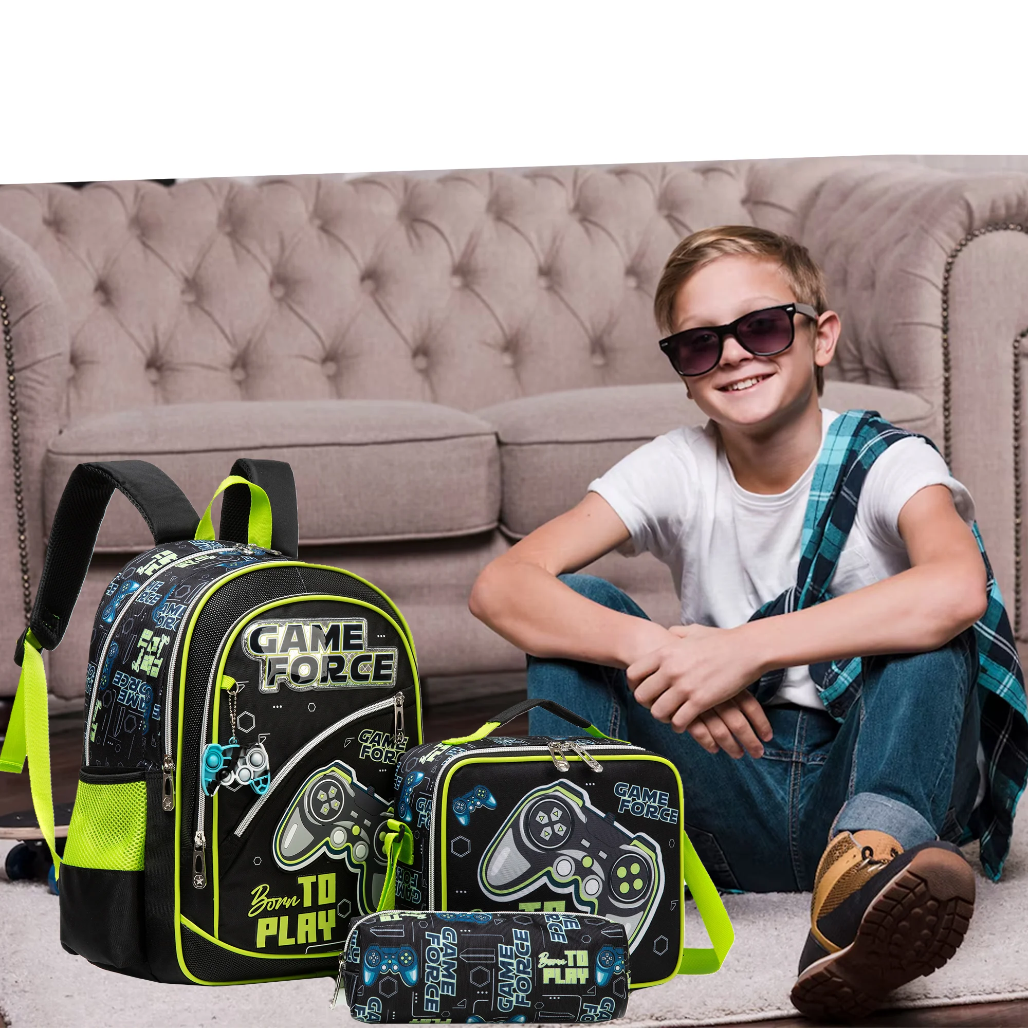 Meetbelify Backpack for Girls Cute Panda School Bag with Lunch Box for Elementary Student Kids Bookbag for Girls