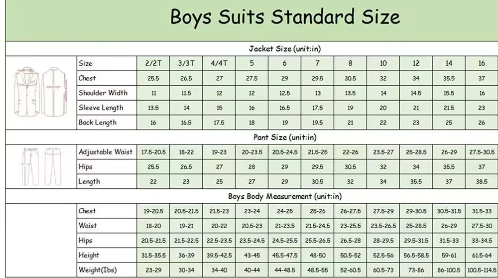 Fashion Contrast Color Children's Suit 2 Piece Double Breasted Outfit Formal Wedding Party Prom Boys Suits (Blazer+Pants)