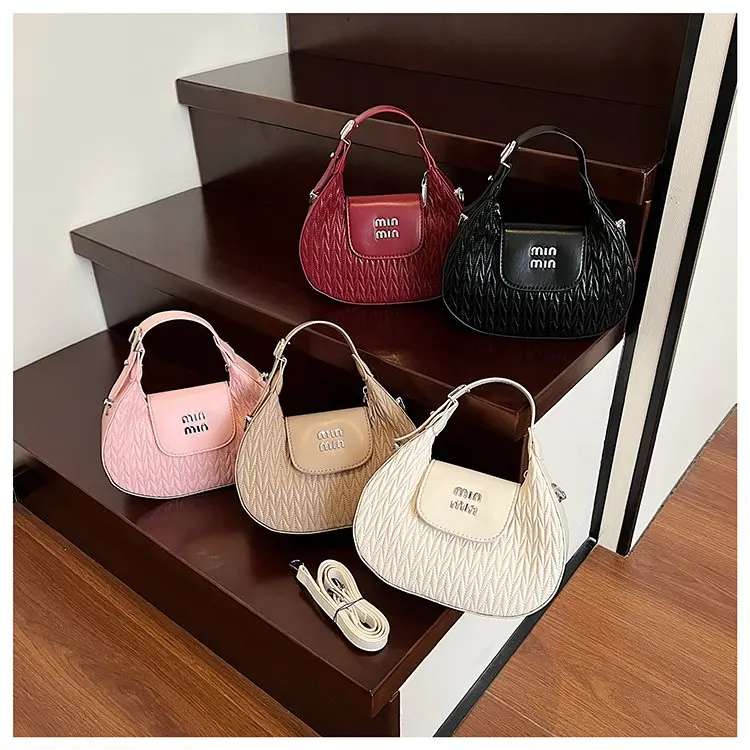 Classic Leather Diaper Bag Designer Paris Vintage Original Textured Square Satchel Ladies Crossbody Purse