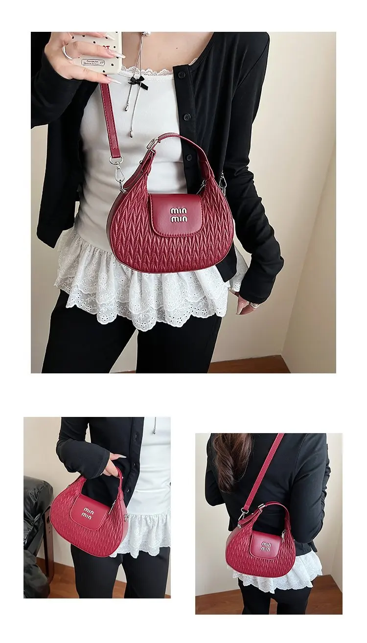 Classic Leather Diaper Bag Designer Paris Vintage Original Textured Square Satchel Ladies Crossbody Purse