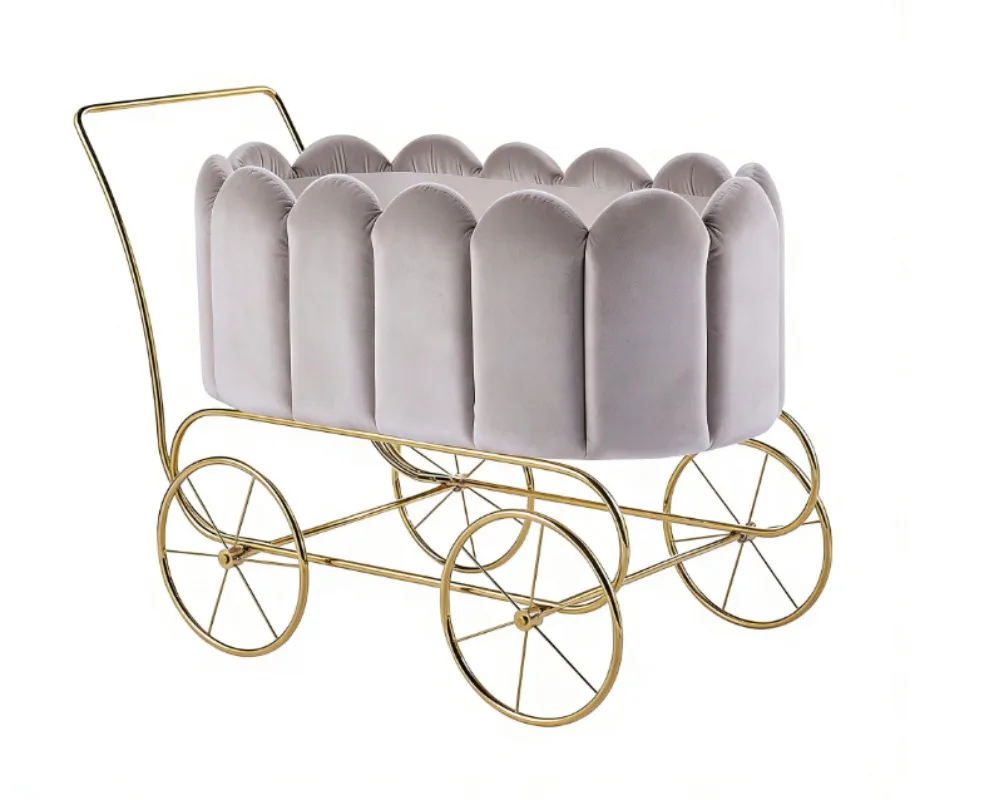 Movable Baby Rocking Chair Baby Fence Bed Multifunctional Children's Lounge Chair Rocking Chair Crib