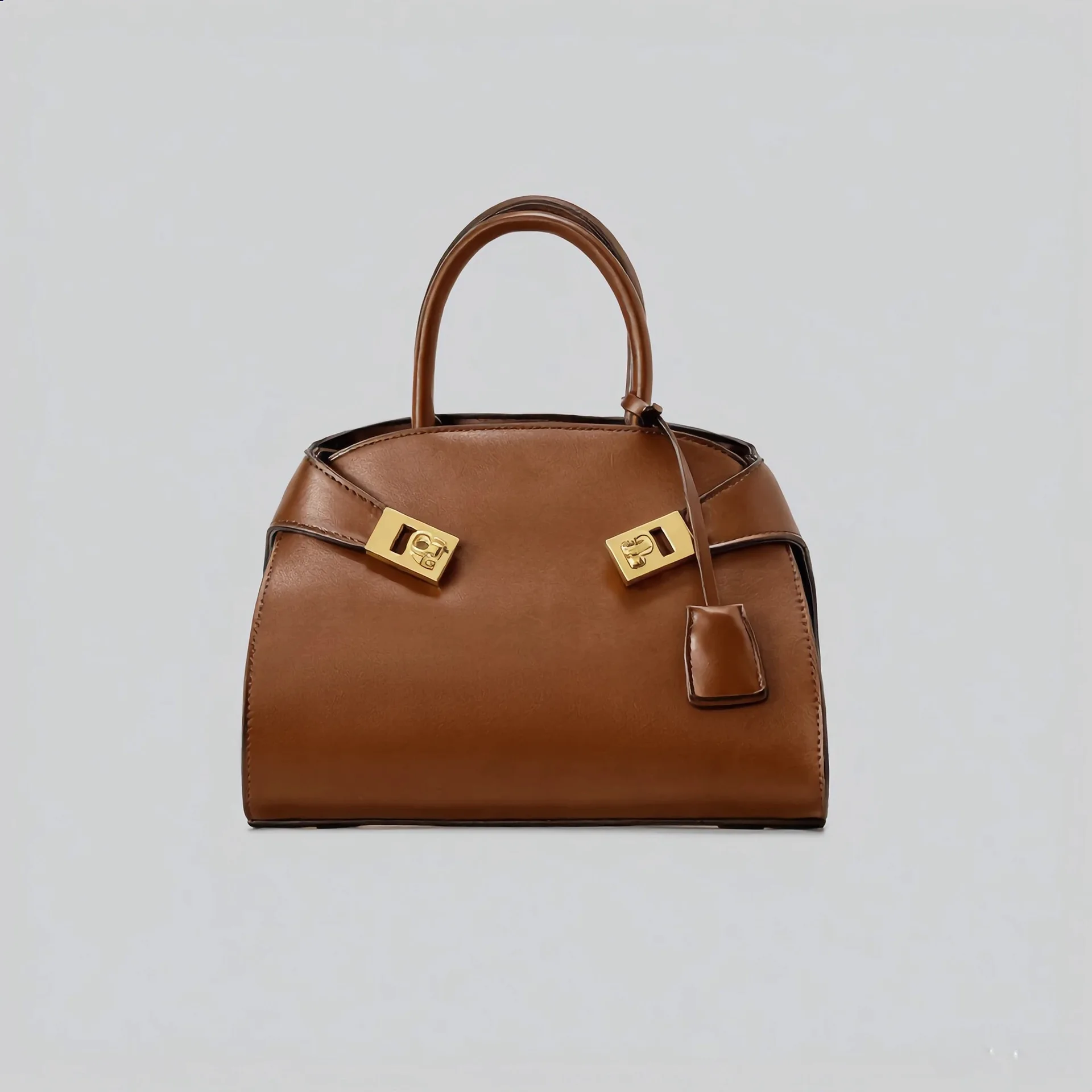 Elegant Vintage Diaper Bag For Women Designer Crossbody Handbag Luxury Brand Minimalist Chic Large Capacity Leather Tote