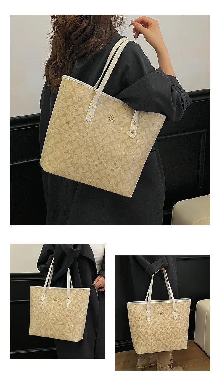 Fashionable Textured Retro Diaper Bag For Women Trendy Crossbody Handbag Luxury Designer Leather Elegant Shoulder Tote Large