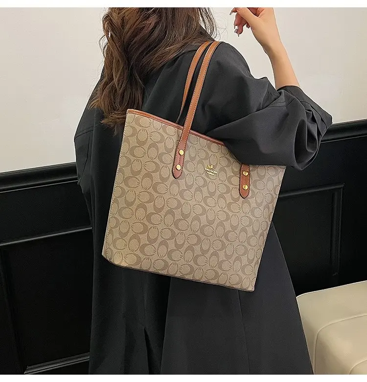 Fashionable Textured Retro Diaper Bag For Women Trendy Crossbody Handbag Luxury Designer Leather Elegant Shoulder Tote Large