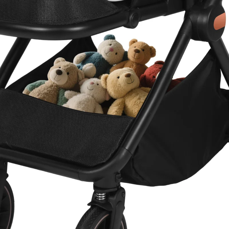 2-in-1 Lightweight Baby Safety Stroller Two-Way Newborn Seat Multifunctional Pushchair EU Stock Easy Folding Baby Stroller