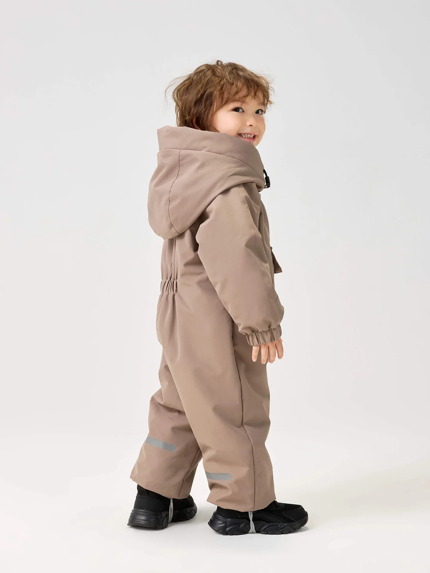 2026 Winter Baby Clothes Warm Fur Lining Boys Snowsuit Windy Proof Baby Ski Rompers Kids Girls Jumpsuits 2-5Y