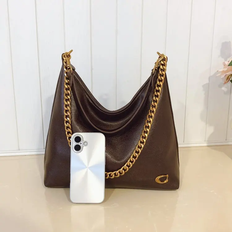 Luxury Brand Trendy Diaper Bag Stylish Leather Crossbody Handbag For Women Elegant Messenger Purse Minimalist Chic