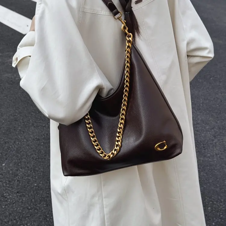 Luxury Brand Trendy Diaper Bag Stylish Leather Crossbody Handbag For Women Elegant Messenger Purse Minimalist Chic