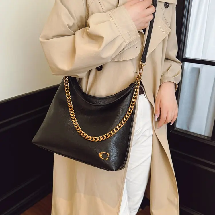 Luxury Brand Trendy Diaper Bag Stylish Leather Crossbody Handbag For Women Elegant Messenger Purse Minimalist Chic