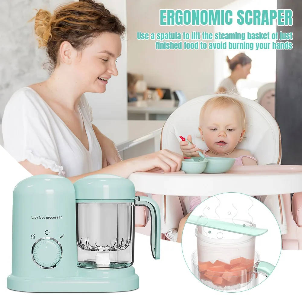 Multifunctional baby food maker, food supplement processor, children food mill, steam cooking, stirring, heating, cooking machine