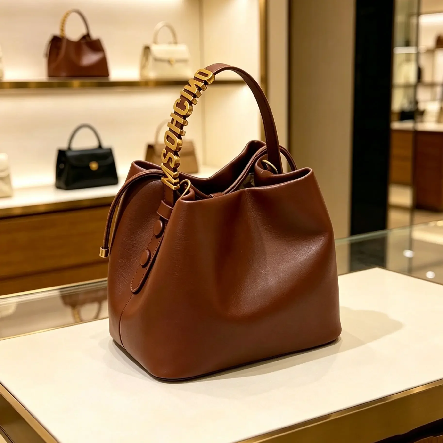 Women's Diaper Bag Fashionable Solid Color Shoulder Bag Designer Paris Style Large Capacity Casual Vintage Messenger Purse