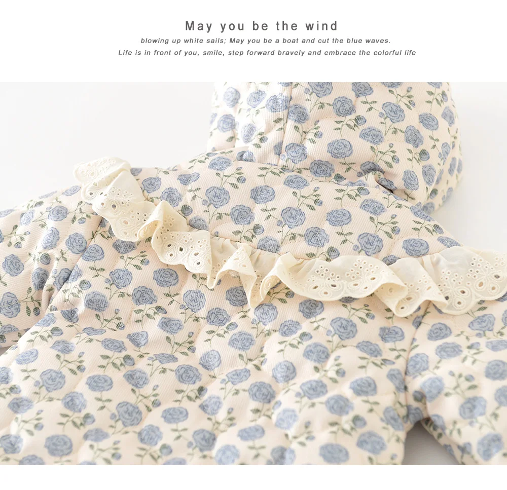 2026 Winter Plush Thicken Baby Romper Toddler Girls Boys Jumpsuit One-Pieces Bodysuits Baby Padded Thickened Crawling Suit