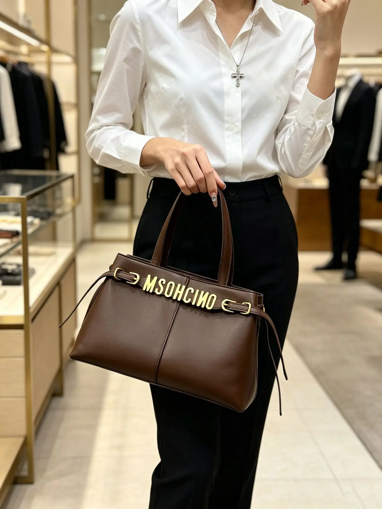 Vintage Elegant Crossbody Messenger Diaper Bag: Luxury Women's Handbag With Designer Logo And Large Capacity Unique Tote