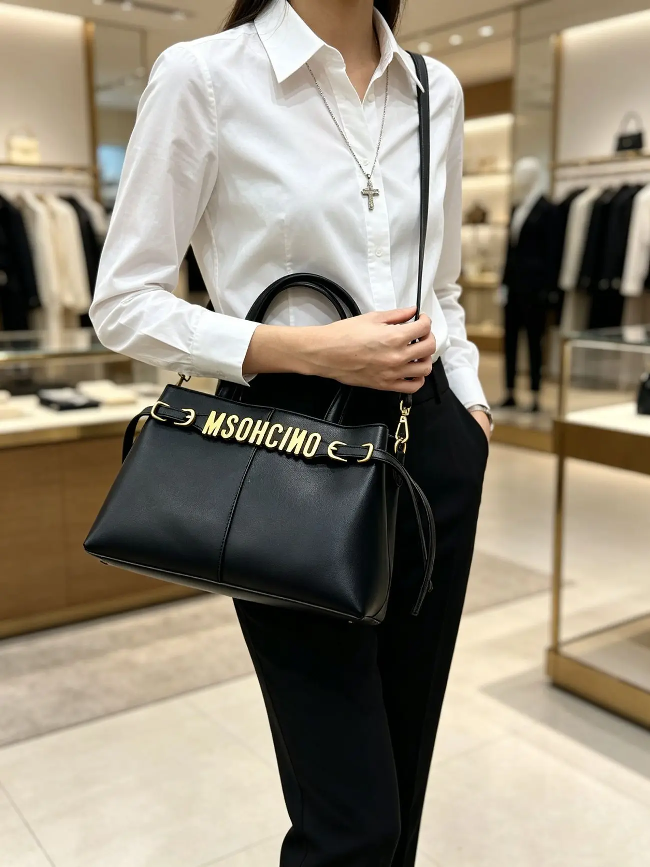 Vintage Elegant Crossbody Messenger Diaper Bag: Luxury Women's Handbag With Designer Logo And Large Capacity Unique Tote