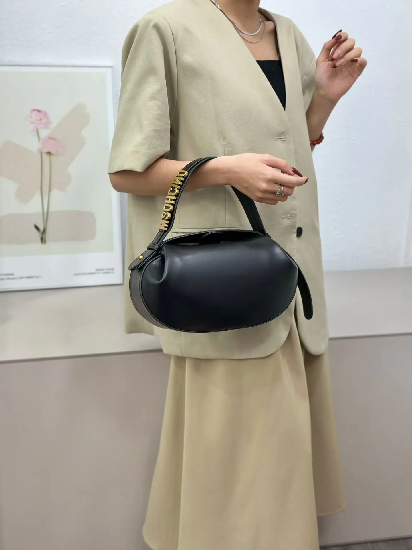 Trendy Design Diaper Bag Crossbody Handbag Women Casual Simple Vintage Commuter Solid Color Elegant
