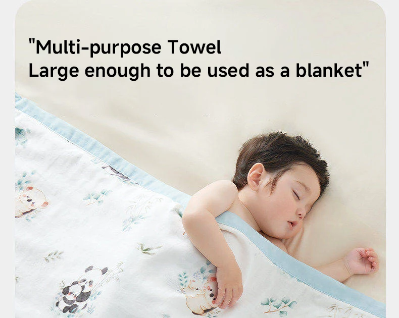 AIBEDILA Bamboo Cotton Baby Swaddle Blanket Thin Summer Gauze Bath Towel Lightweight Newborn Cover Blanket for Kids