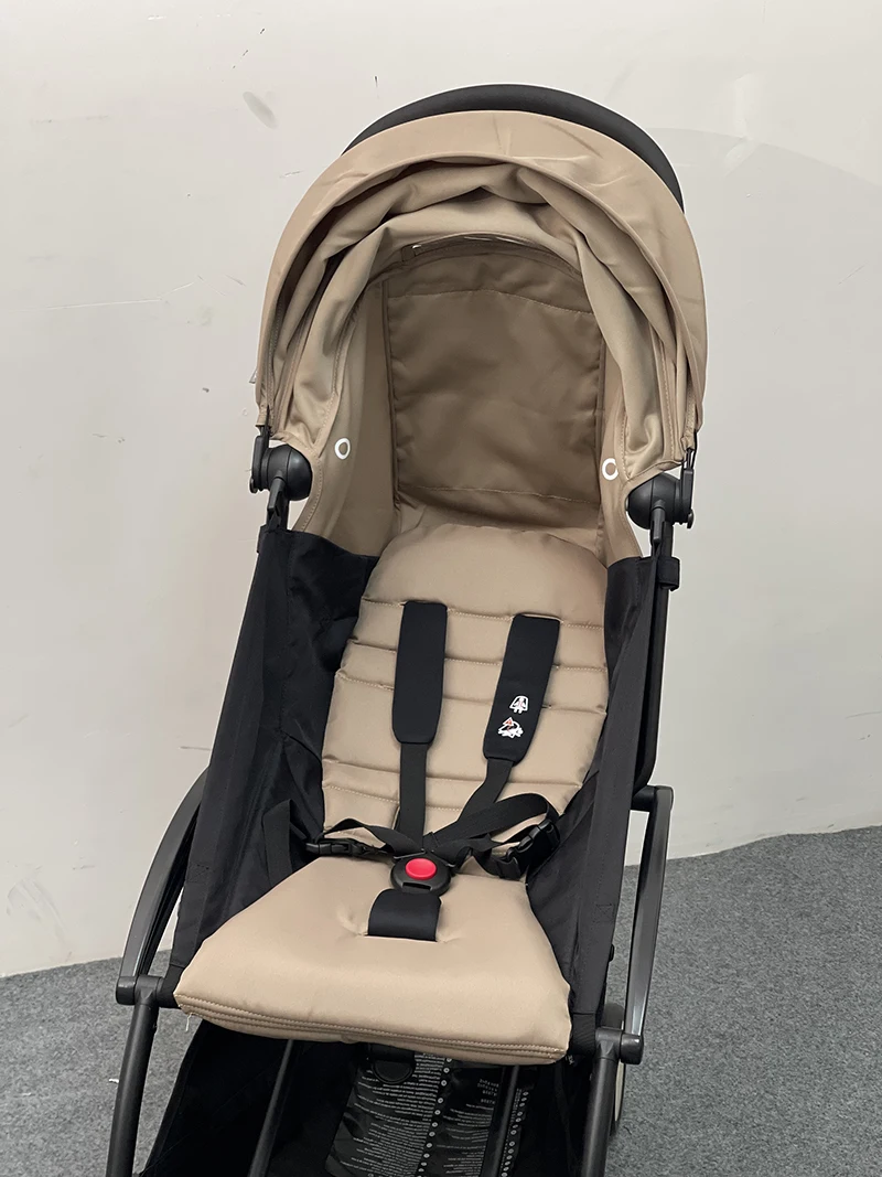 2pcs/set Stroller Cover Sunshade Hood& Cushion Pad1:1Fabric 145° Canopy Seat Liner Replacement Kit YOYO Stroller Accessories