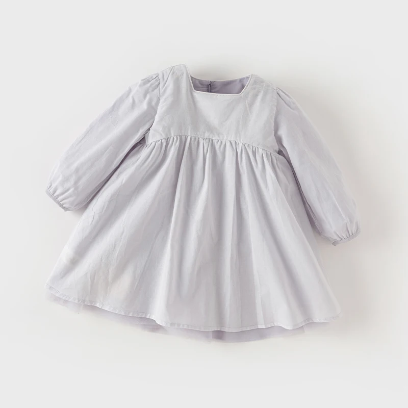 Dave Bella Princess Dress for Girls Children Baby New Spring Noble Charm Sweet Classy Lovely Mesh Fashion Party DB1248204