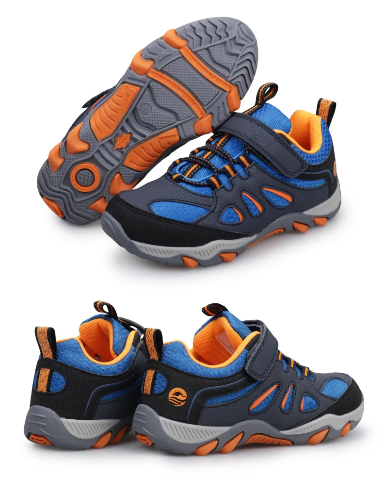 Kids Shoes Little Boys And Girls Fitness Sneakers Non-Slip Breathable Light Weight Hiking Outdoor Children Footwear Size 30-33