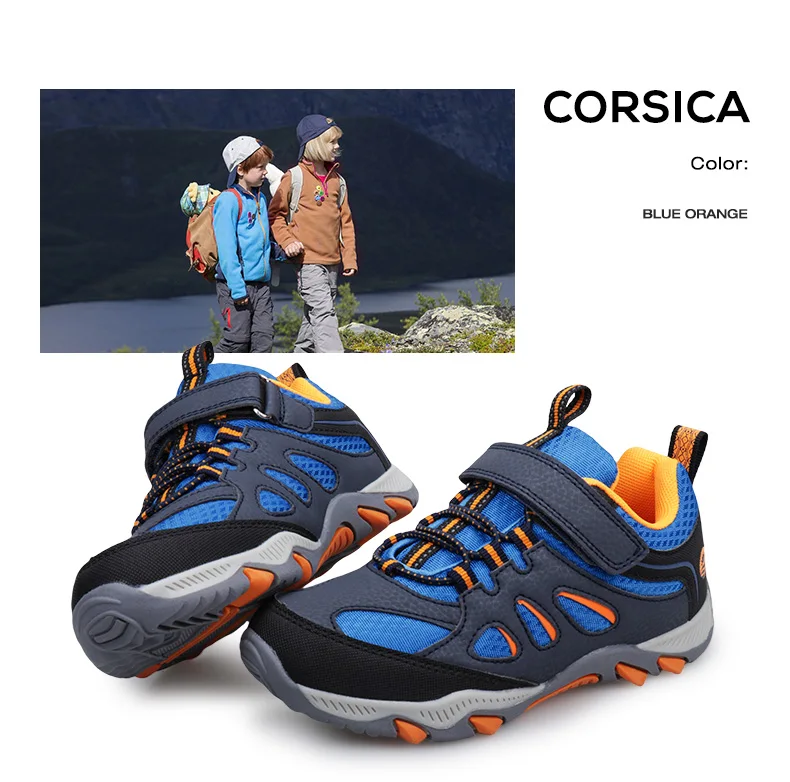 Kids Shoes Little Boys And Girls Fitness Sneakers Non-Slip Breathable Light Weight Hiking Outdoor Children Footwear Size 30-33