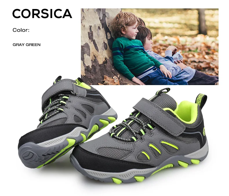 Kids Shoes Little Boys And Girls Fitness Sneakers Non-Slip Breathable Light Weight Hiking Outdoor Children Footwear Size 30-33