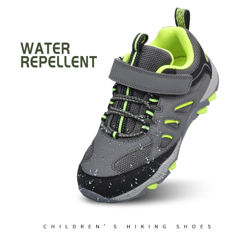 Kids Shoes Little Boys And Girls Fitness Sneakers Non-Slip Breathable Light Weight Hiking Outdoor Children Footwear Size 30-33