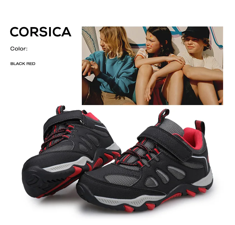 Kids Shoes Little Boys And Girls Fitness Sneakers Non-Slip Breathable Light Weight Hiking Outdoor Children Footwear Size 30-33