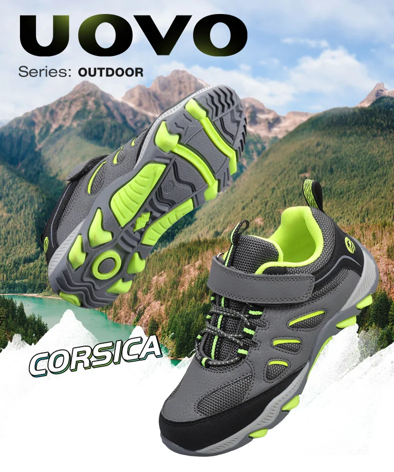 Kids Shoes Little Boys And Girls Fitness Sneakers Non-Slip Breathable Light Weight Hiking Outdoor Children Footwear Size 30-33