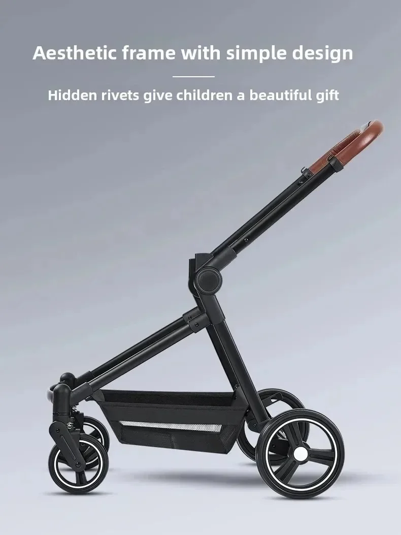 EU STOCK Twin Stroller with Car Seats. Can Be Taken on Board An Airplane. , Can Be Disassembled Into A Lightweight Baby Stroller