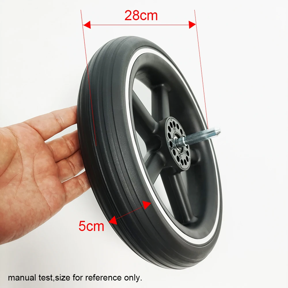 Stroller Back Wheel For Cybex Gazelle S Rear Wheel With Hub Tire Bearing And Axle Pushchair Wheel Baby Buggy Replace Accessories