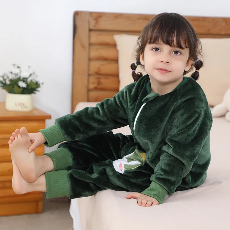 MICHLEY Baby Sleeping Bag Flannel Children Pajamas Warm Winter Clothes Toddler Sack Sleepsack Bedding For Girls Boys Kids 1-6T