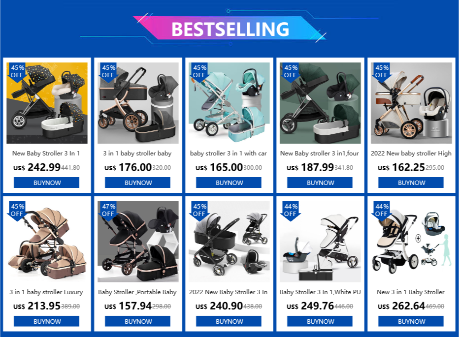 3 in 1 baby stroller Luxury High Landscape baby pram portable baby pushchair multifunctional Newborn Carriage double faced