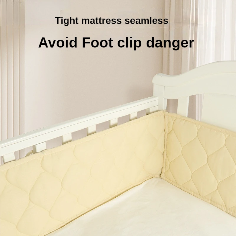 Newborn Cribs Bumpers Baby Crib 4 PCS Set Cot Bumper Anti Collision Protector Bed Teen Room Decor Four Season Universal 130x70cm