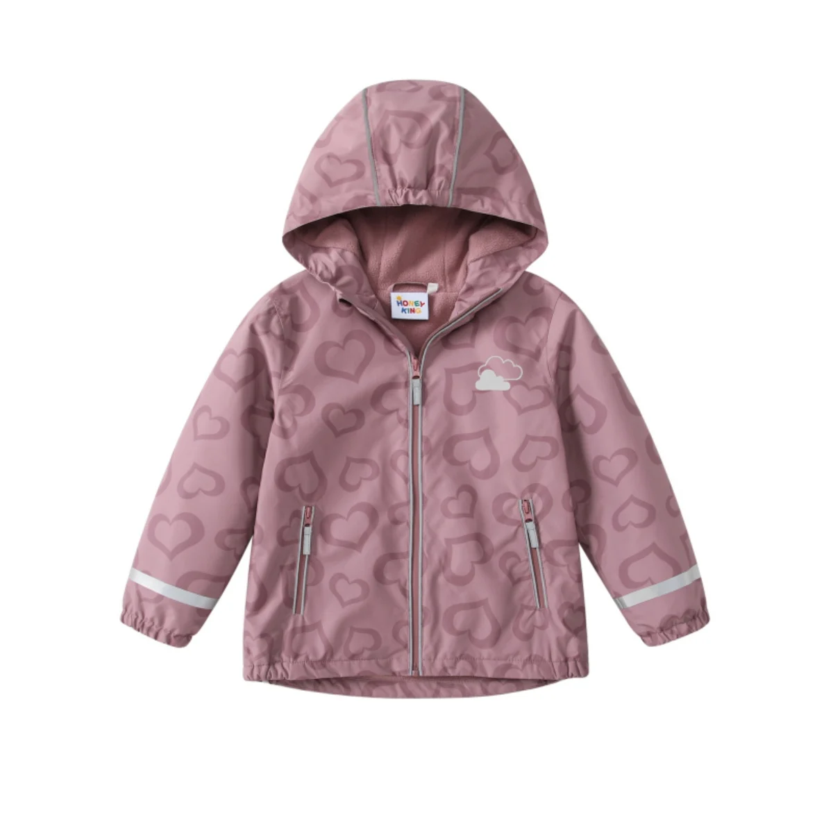 HONEYKING Baby Raincoat Suit Children's Clothing Set Waterproof Overalls Girls Jumpsuit Jacket And Pants Combo for Kids