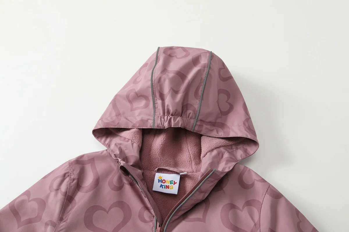 HONEYKING Baby Raincoat Suit Children's Clothing Set Waterproof Overalls Girls Jumpsuit Jacket And Pants Combo for Kids