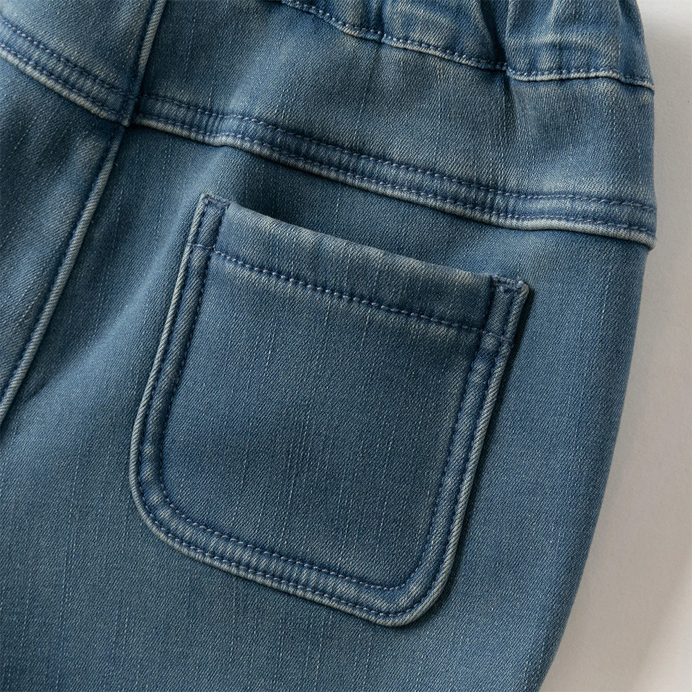 Dave Bella Girls Bootcut Velvet Jean Autumn Winter Children Loose Elastic Pants Jeans Outdoor Party Formal Trousers DK4253638