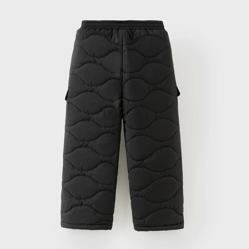 Dave Bella Children Wide Leg Cotton-pad Pants Winter Thicken Boys Straight Pants Casual Warm Waterproof Trousers DK4254292