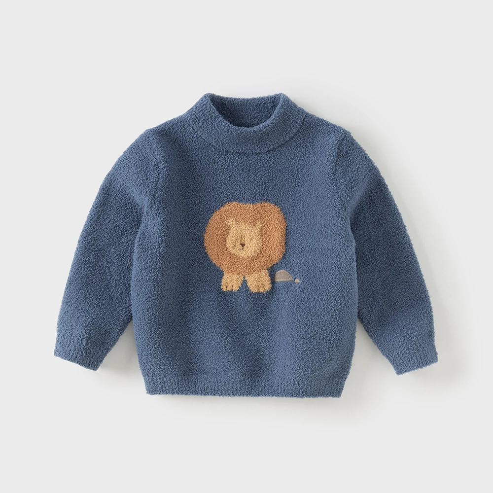 Dave Bella Winter Boys Girls Baby Children Top Knitted Sweater Pullover Warm Casual Sweet Cute Gentle Kids Knitwear DBM19273-A